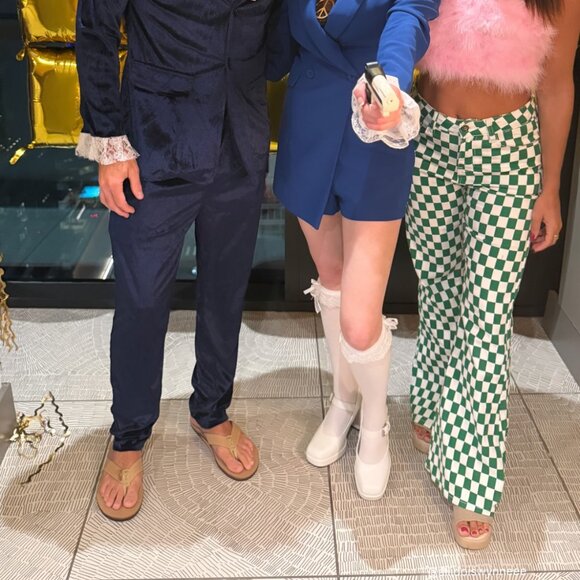 Bell Bottom Jeans for Women High Waisted Stretch Plaid Flare Jeans Denim Bootcut - Picture 3 of 4